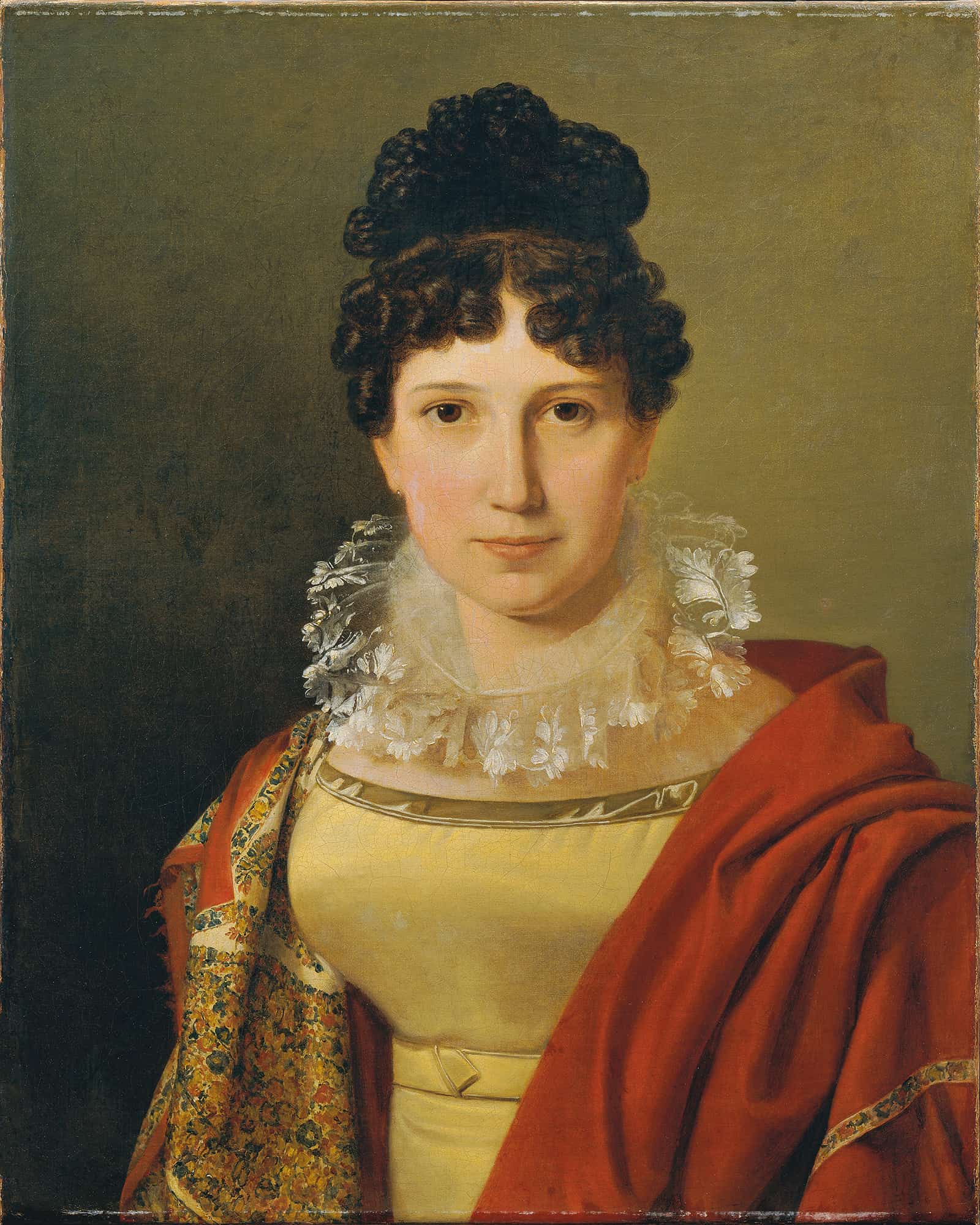 Catharina Freifrau Von Koudelka   by Ferdinand Georg Waldmuller