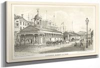Catharine Market N.Y. 1850 2 By George Hayward
