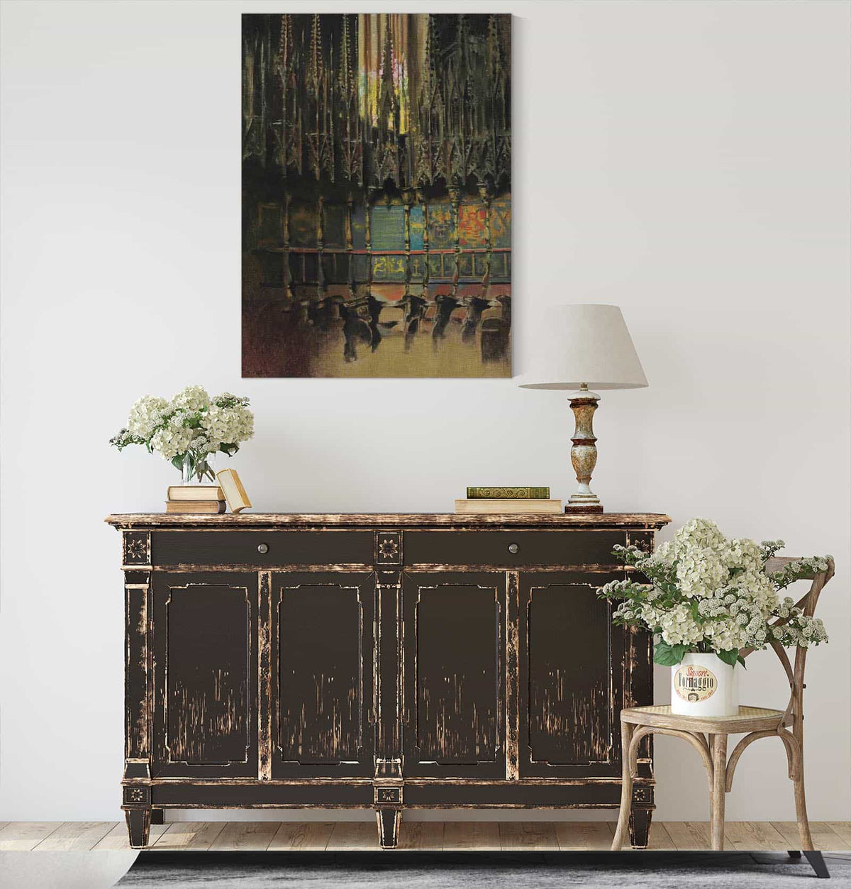 Cathedral Interior by Ramon Casas