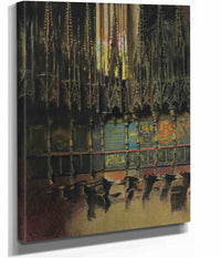 Cathedral Interior by Ramon Casas