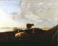 Cattle Near A River by Aelbert Cuyp