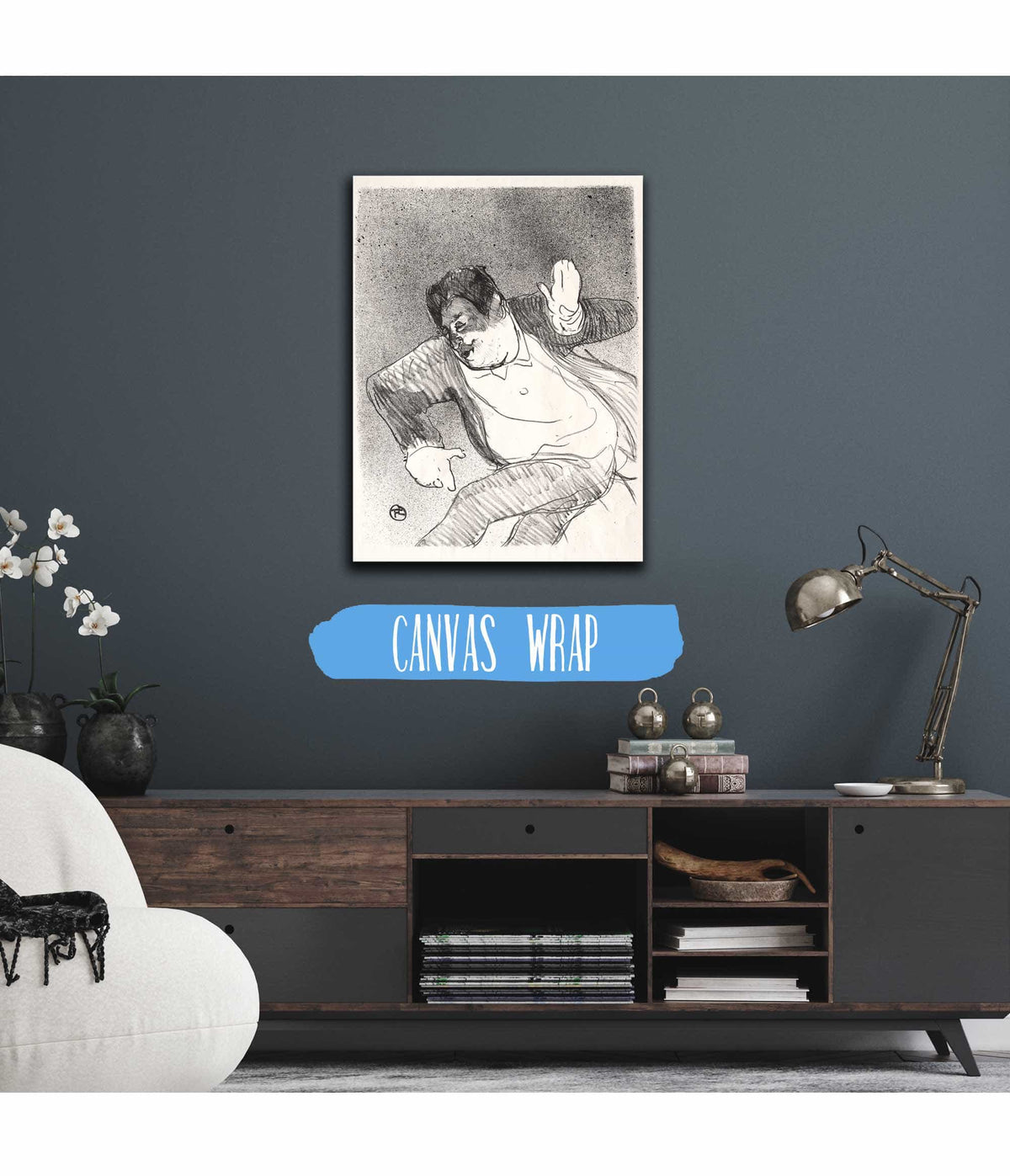 Caudieux by Henri De Toulouse Lautrec