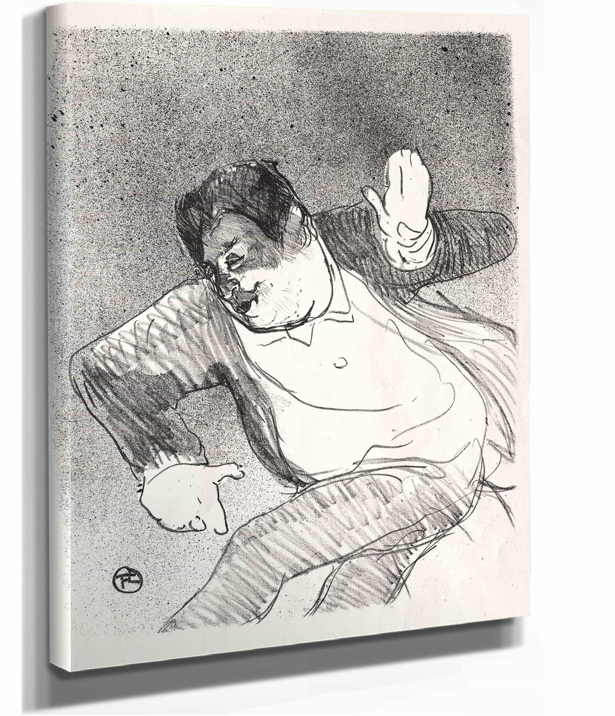 Caudieux by Henri De Toulouse Lautrec