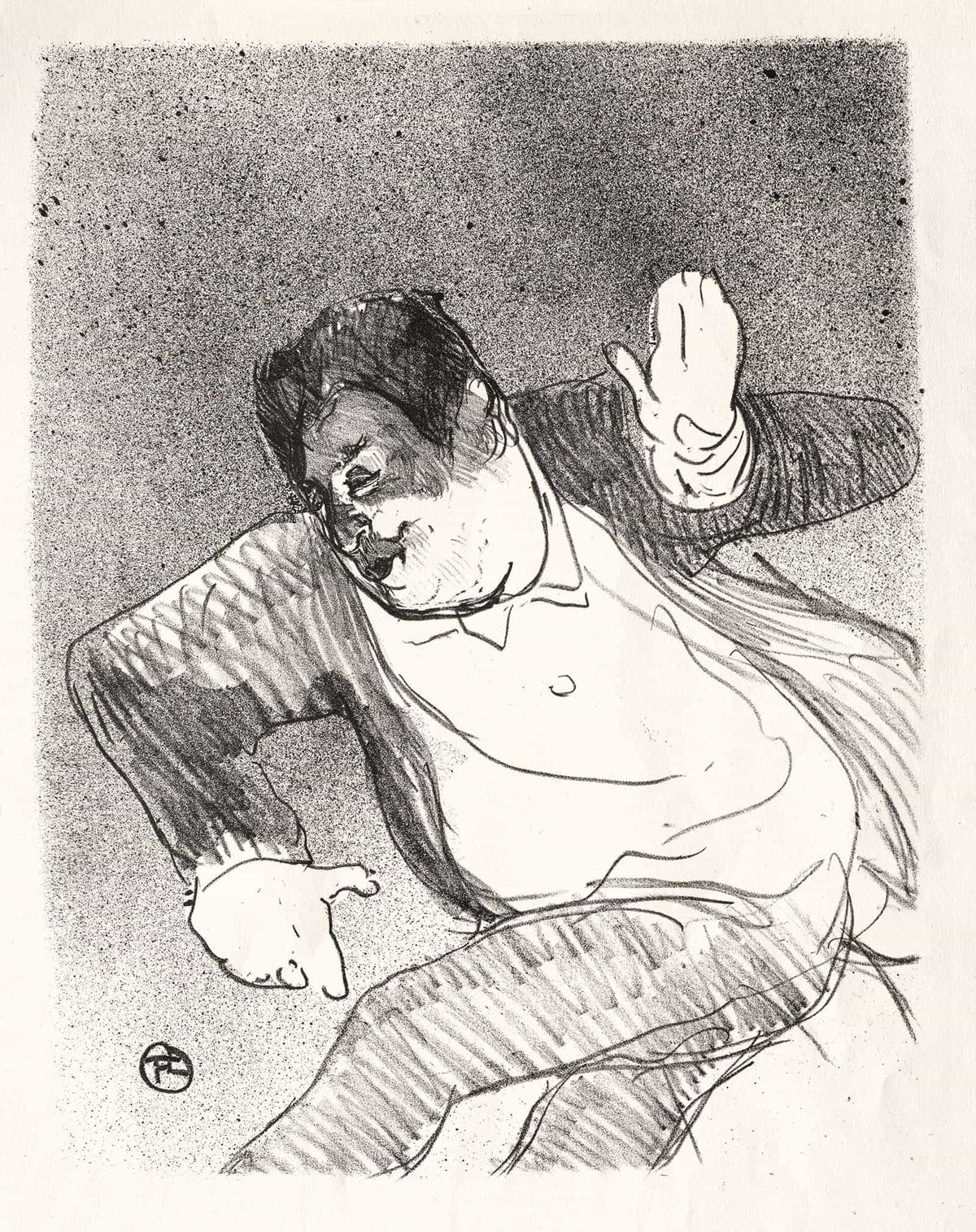 Caudieux by Henri De Toulouse Lautrec
