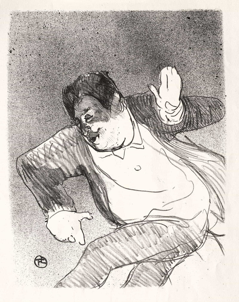 Caudieux by Henri De Toulouse Lautrec