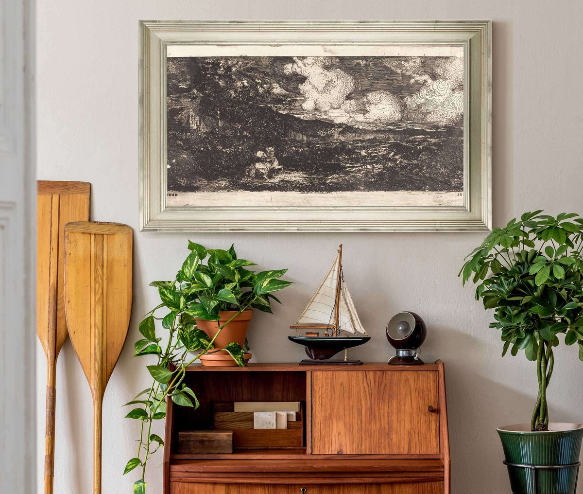 Cavalier Galopant Galloping Horseman by Odilon Redon