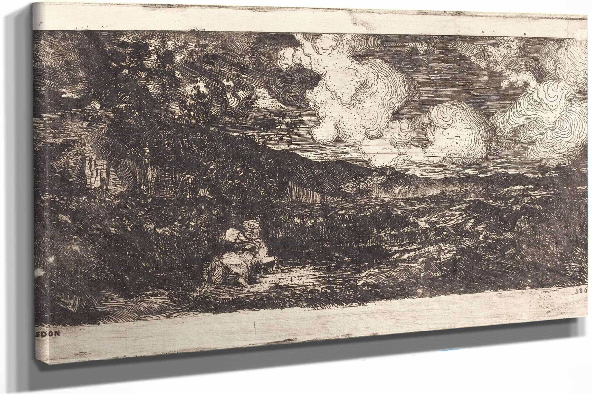 Cavalier Galopant Galloping Horseman by Odilon Redon