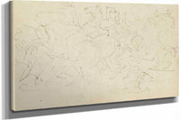 Cavalry Skirmish  by Theodore Gericault