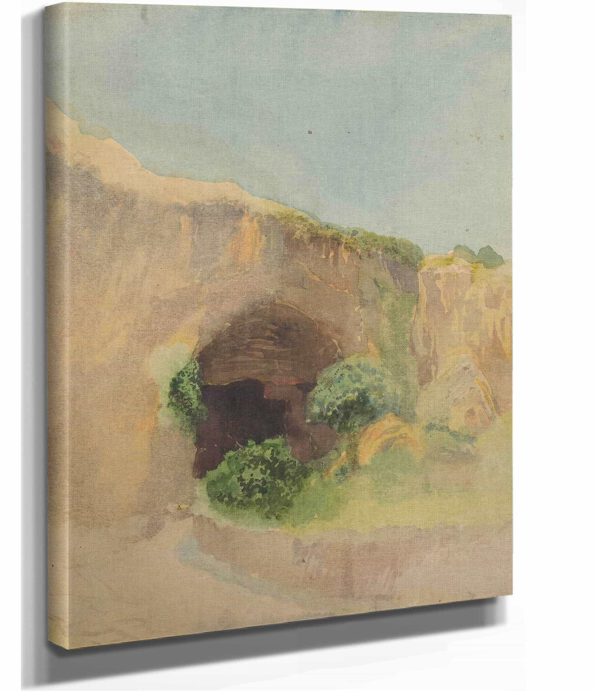 Cave   by Ladislav Mednyanszky