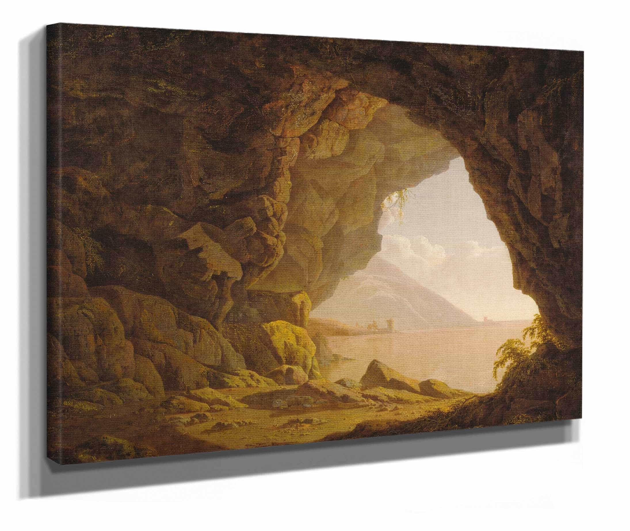 Cavern Near Naples by Joseph Wright Of Derby