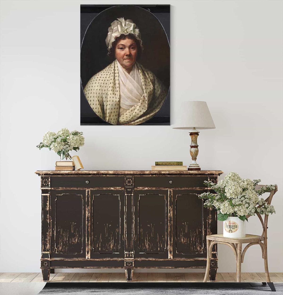 Cecilie Marie Elisabeth Schouw F Bagge Poul Johan Schouws Hustru by Jens Juel