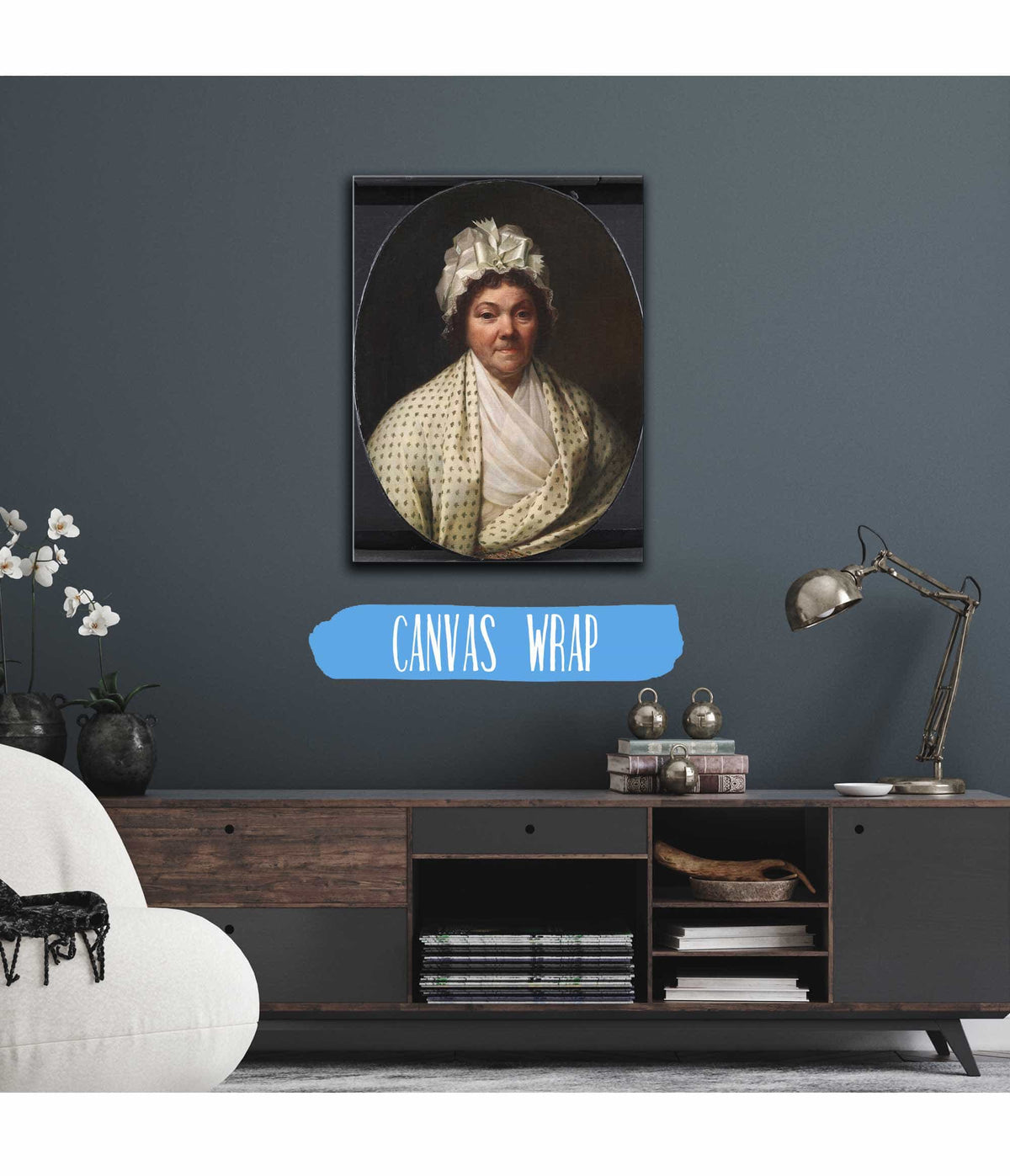 Cecilie Marie Elisabeth Schouw F Bagge Poul Johan Schouws Hustru by Jens Juel