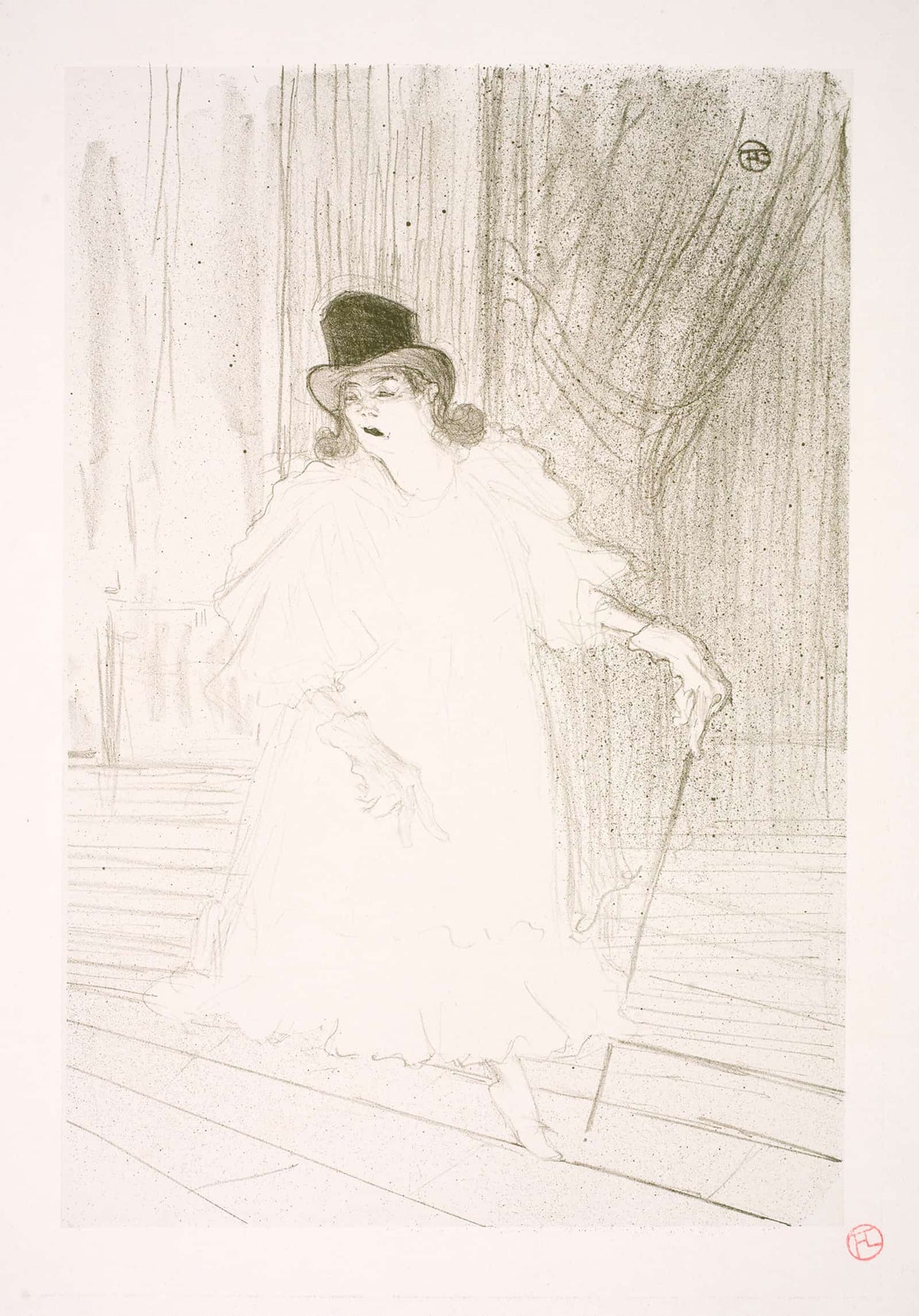 Cecy Loftus  by Henri De Toulouse Lautrec
