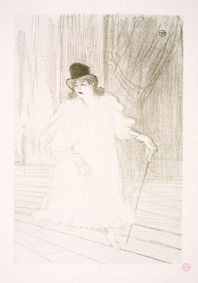Cecy Loftus  by Henri De Toulouse Lautrec