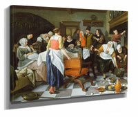 Celebrating The Birth by Jan Steen