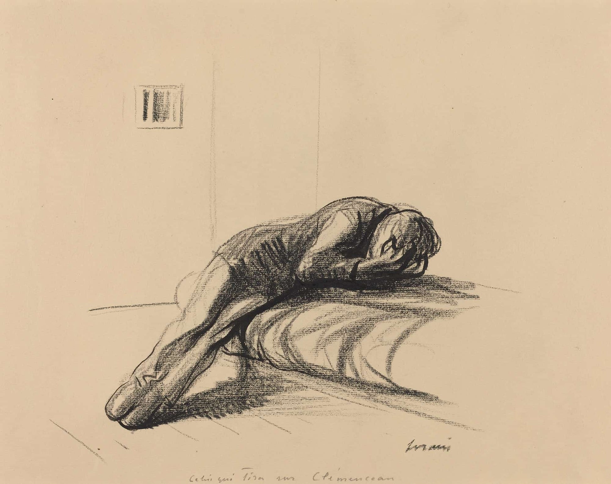 Celui Qui Tira Sur Clemenceau In Or After by Jean Louis Forain