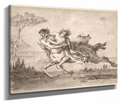 Centaur Abducting A Satyress  by Giovanni Domenico Tiepolo