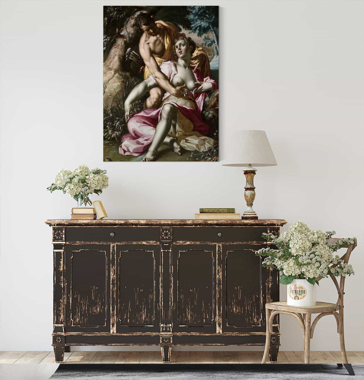 Cephalus And Procris The Death Of Procris   by Joachim Wtewael