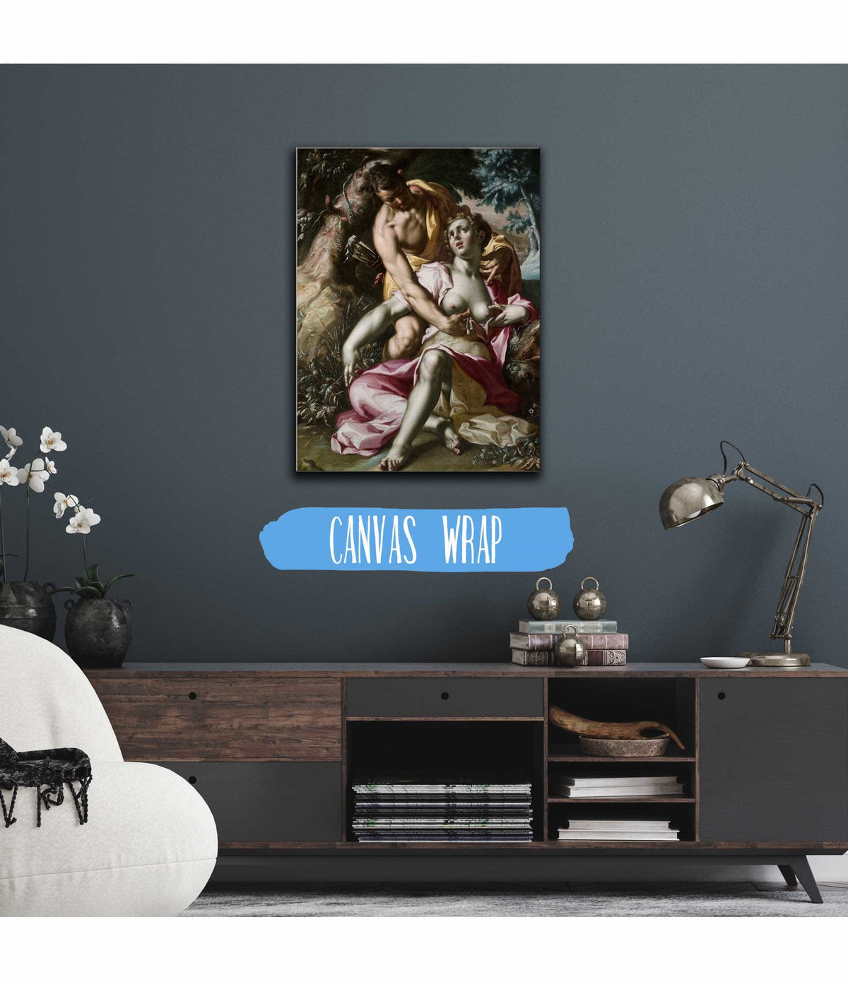 Cephalus And Procris The Death Of Procris   by Joachim Wtewael