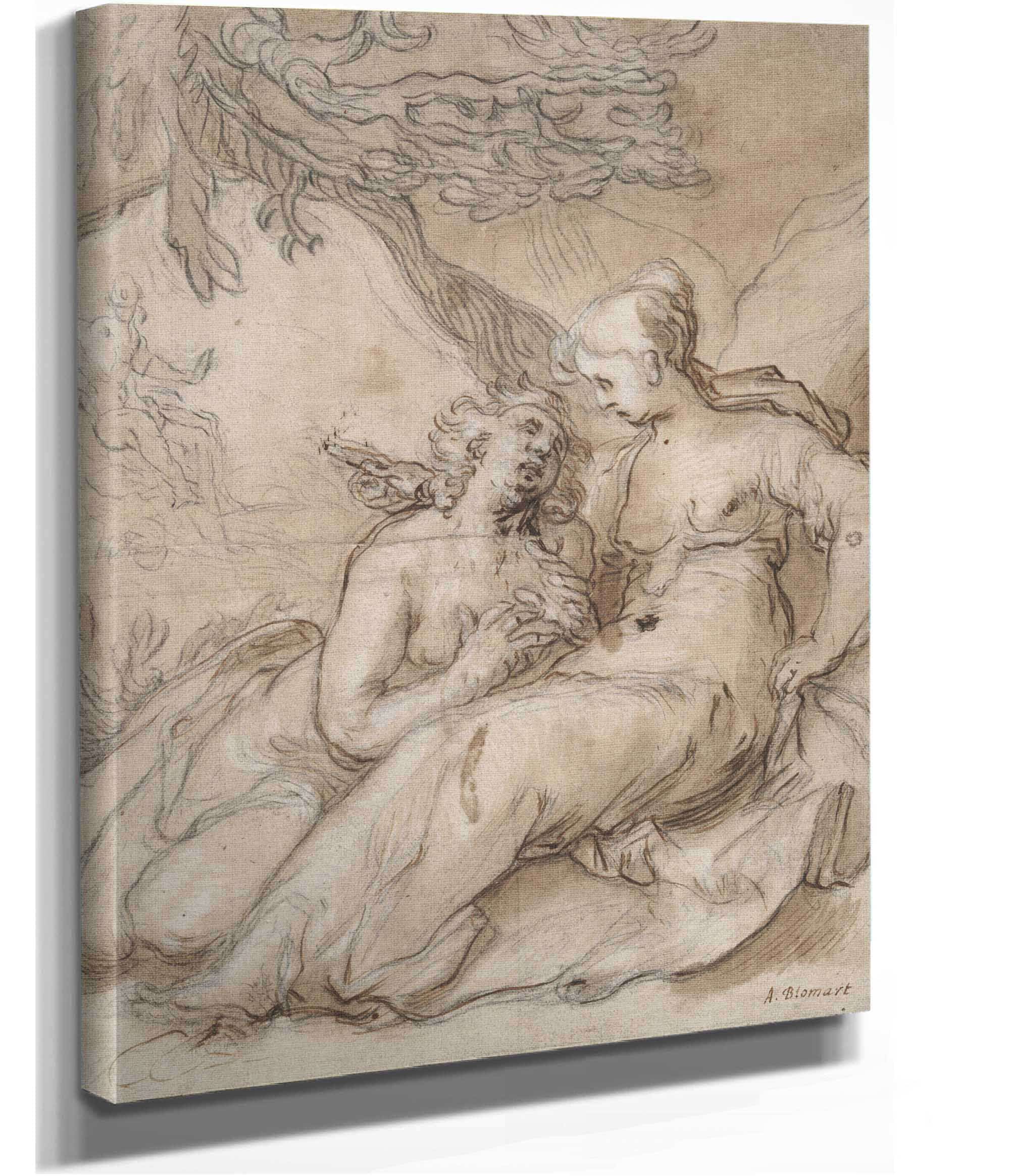 Ceres And Proserpina by Abraham Bloemaert