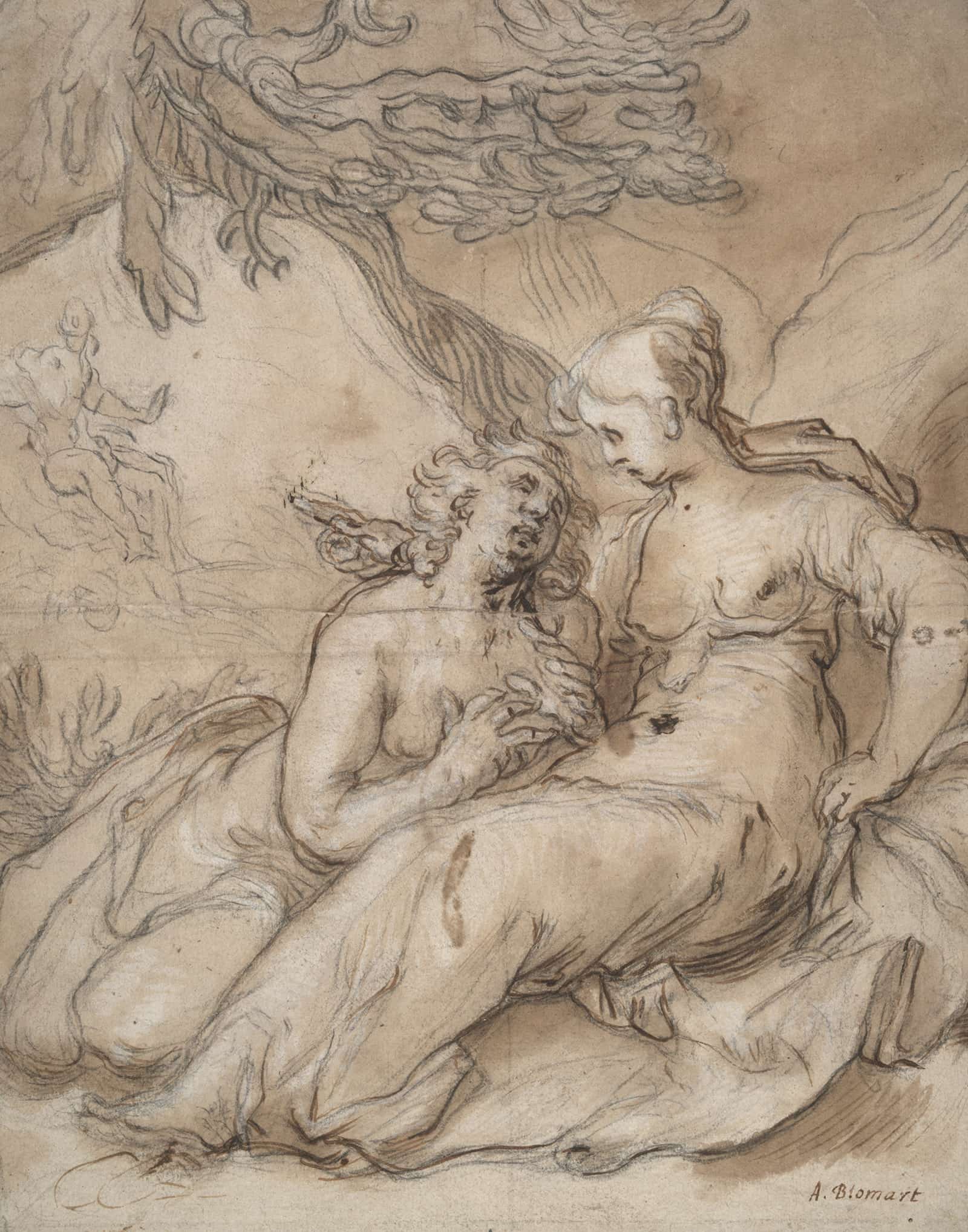 Ceres And Proserpina by Abraham Bloemaert