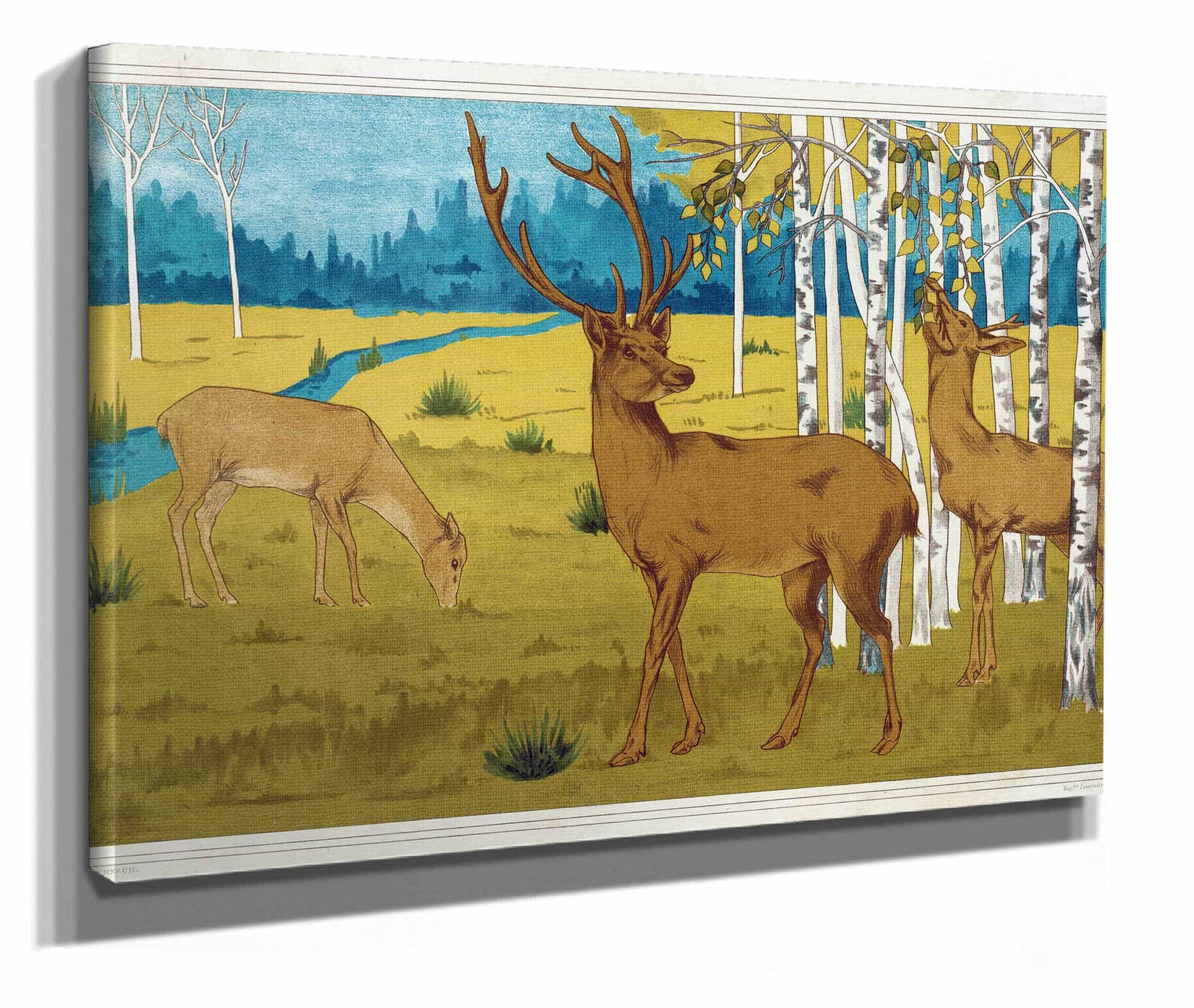 Cerfs by Maurice Pillard Verneuil