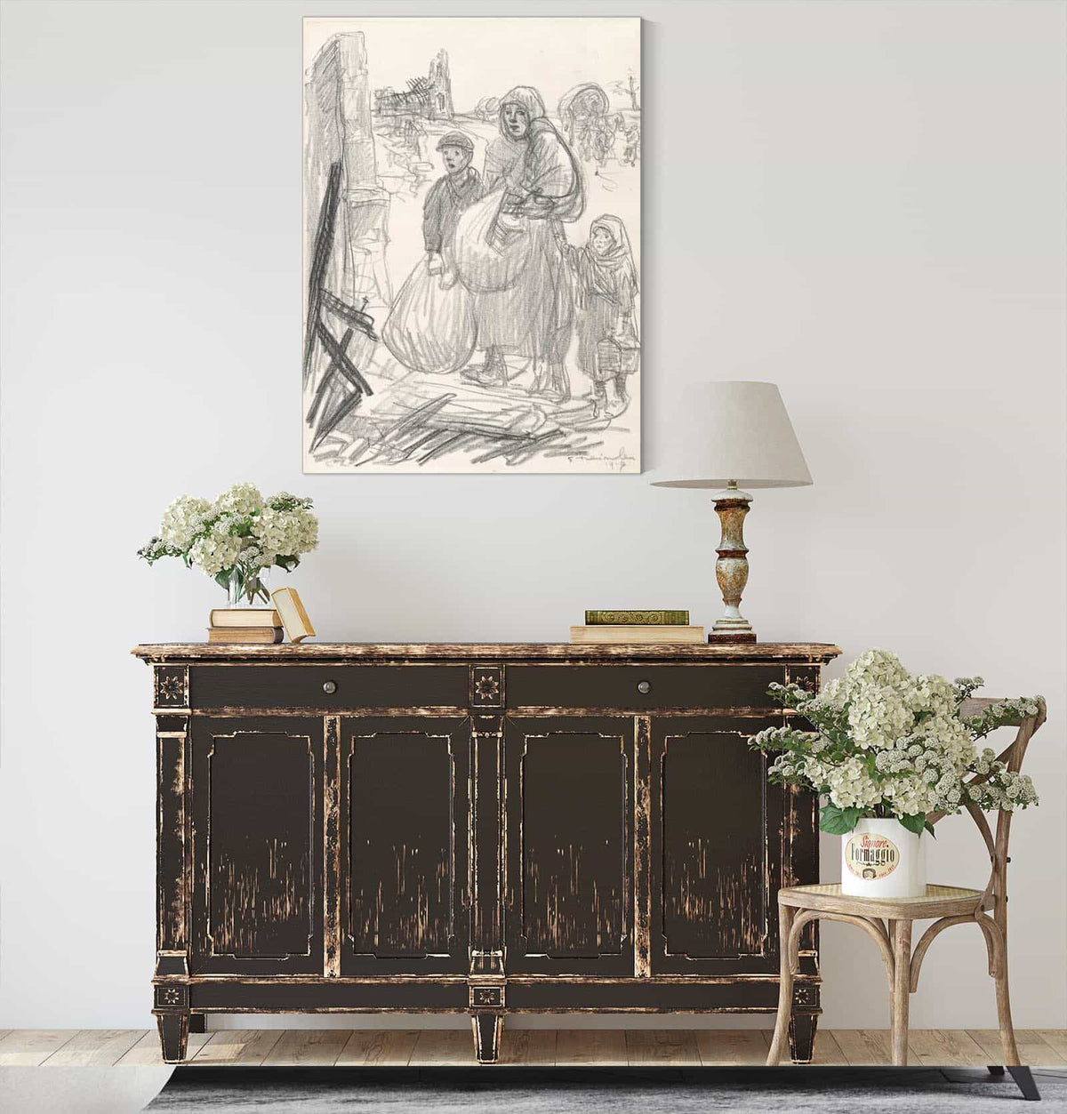 Cest Ici Chez Nous by Theophile Alexandre Steinlen