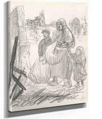 Cest Ici Chez Nous by Theophile Alexandre Steinlen