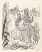 Cest Ici Chez Nous by Theophile Alexandre Steinlen