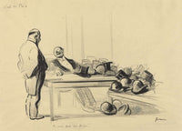 Cest La Paix Tu Vois Pas Un Kepi by Jean Louis Forain