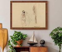 Cest La Que Jai Fini Le Cure by Jean Louis Forain