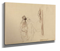 Cest La Que Jai Fini Le Cure by Jean Louis Forain