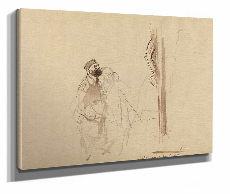 Cest La Que Jai Fini Le Cure by Jean Louis Forain