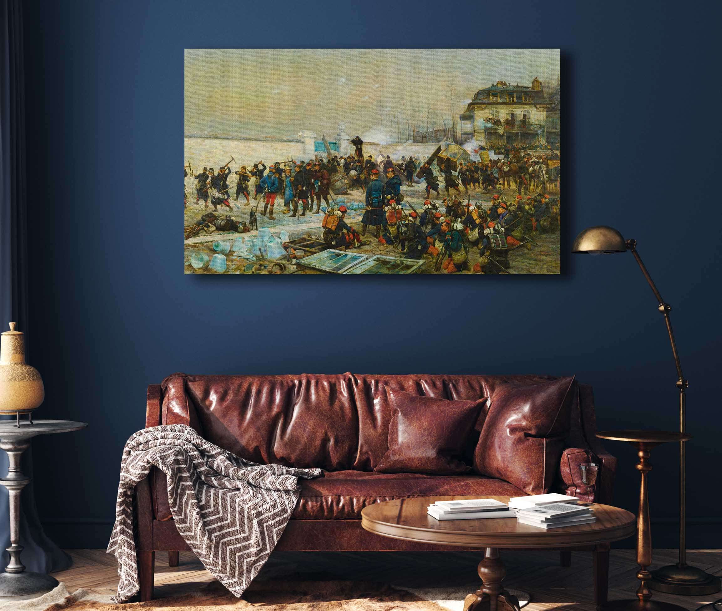 Champigny Decembre by Jean Baptiste Edouard Detaille