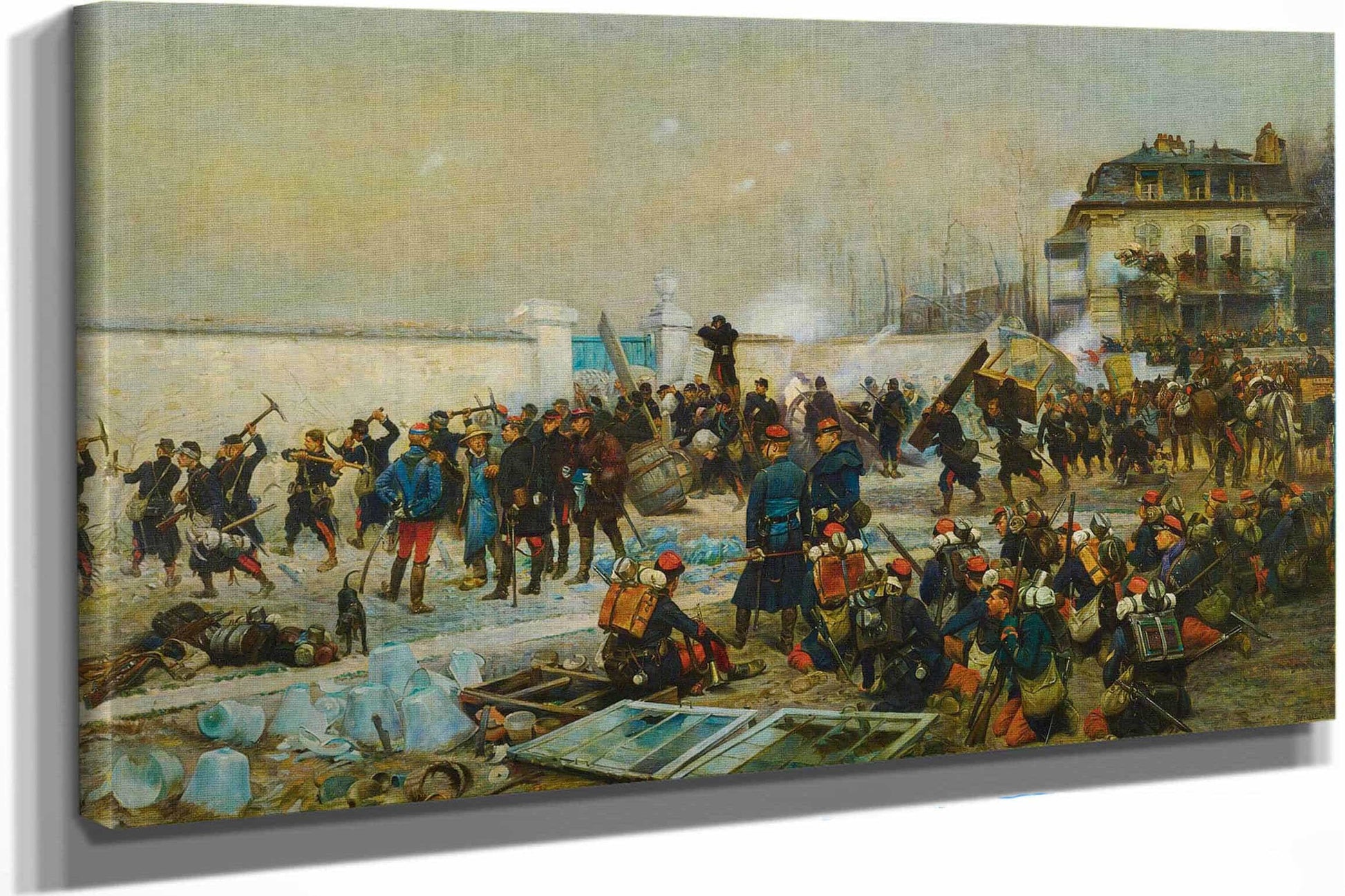 Champigny Decembre by Jean Baptiste Edouard Detaille