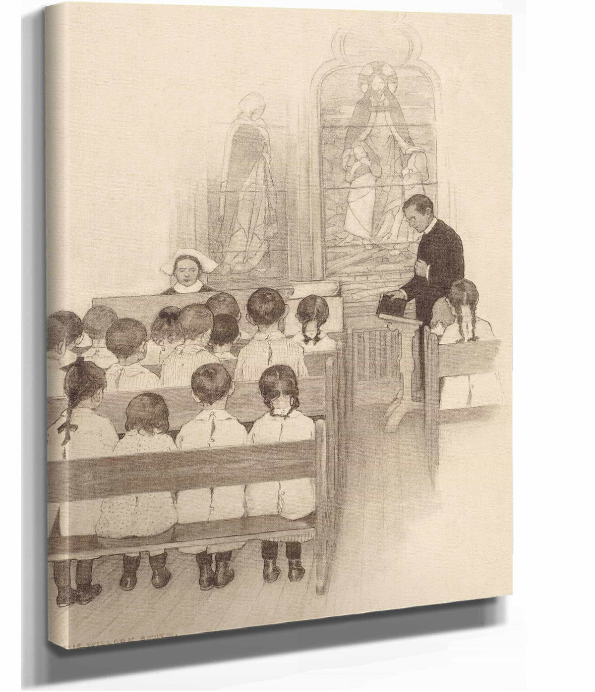 Chapel Grace Church Nursery by Jessie Willcox Smith