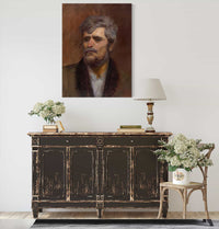 Character Head Study Of A Man   by Ladislav Mednyanszky