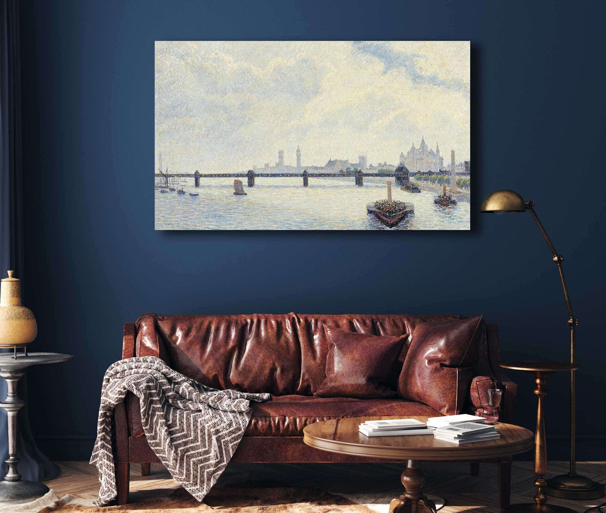 Charing Cross Bridgelondon by Camille Pissarro
