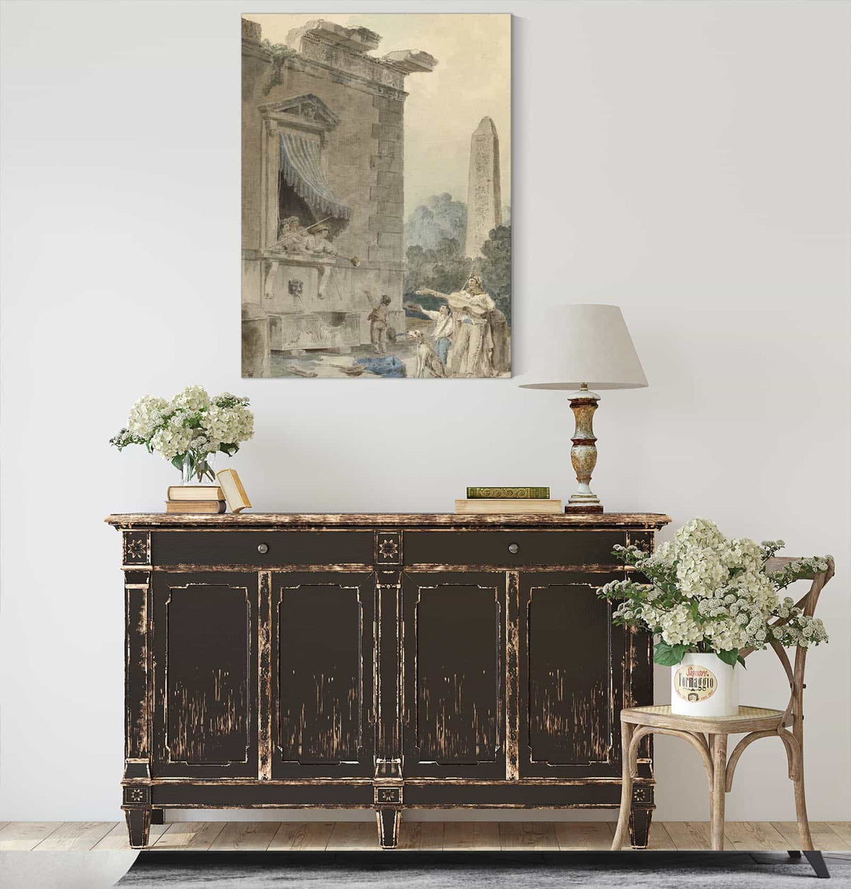 Charitable Ladies by Hubert Robert