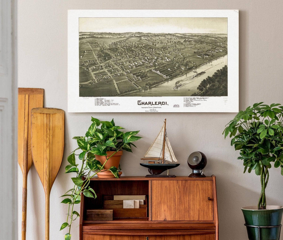 Charleroi Washington County Pennsylvania 1897  State Of Pennsylvania