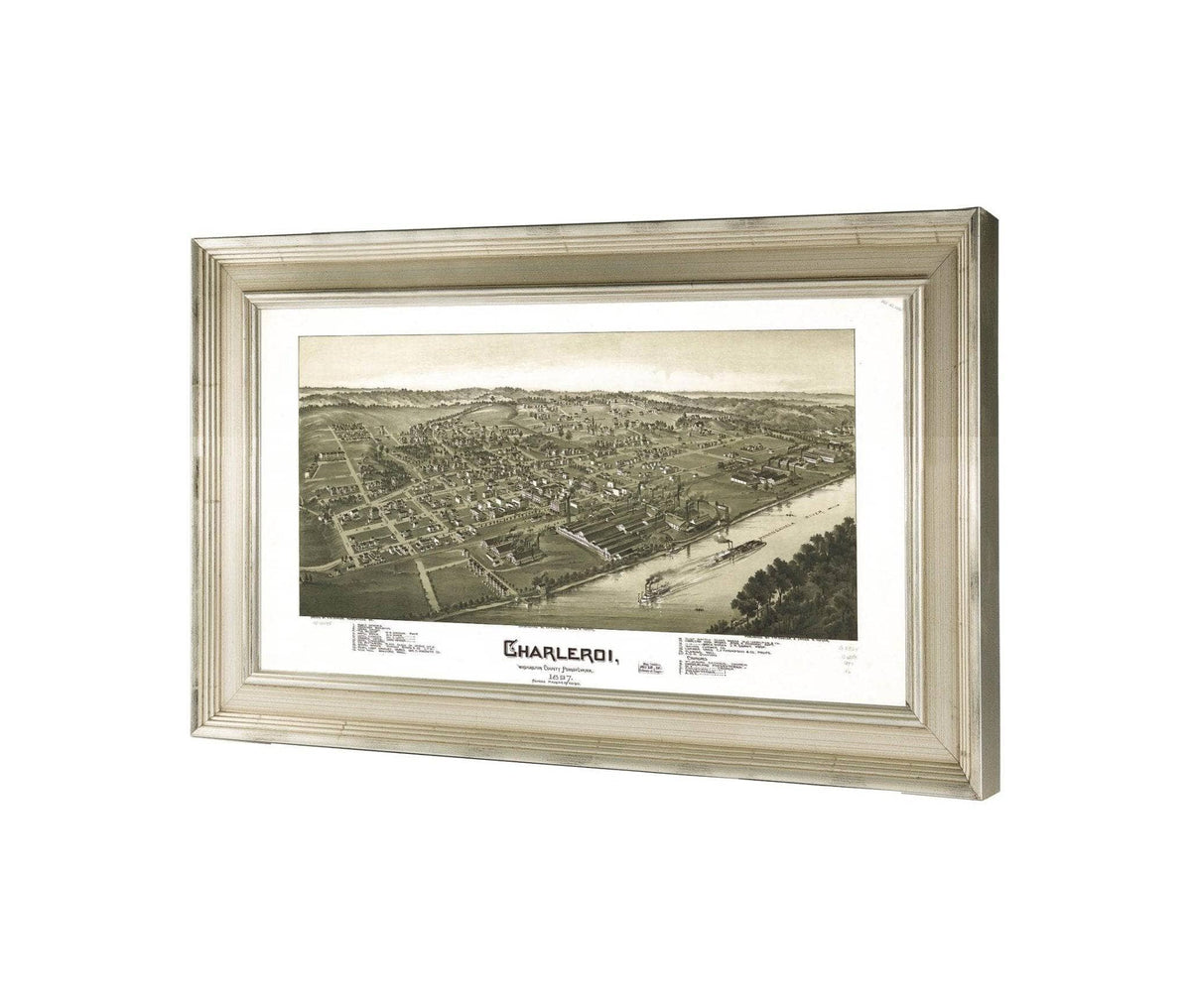 Charleroi Washington County Pennsylvania 1897  State Of Pennsylvania