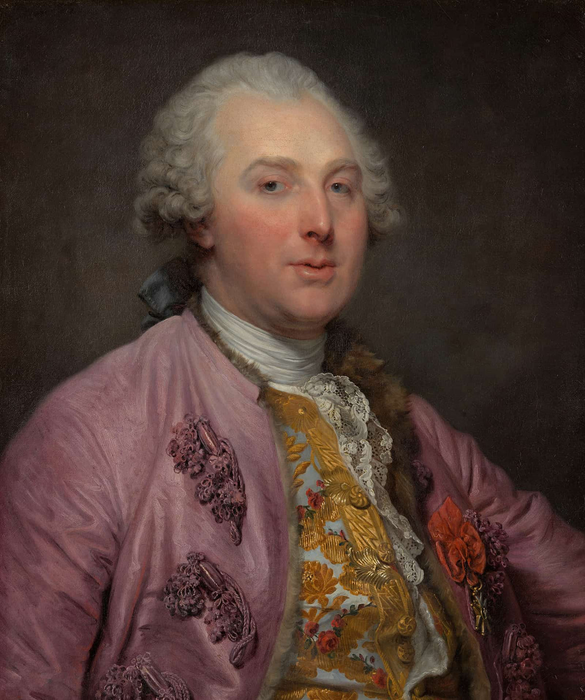 Charles Claude De Flahaut   Comte Dangiviller by Jean Baptiste Greuze