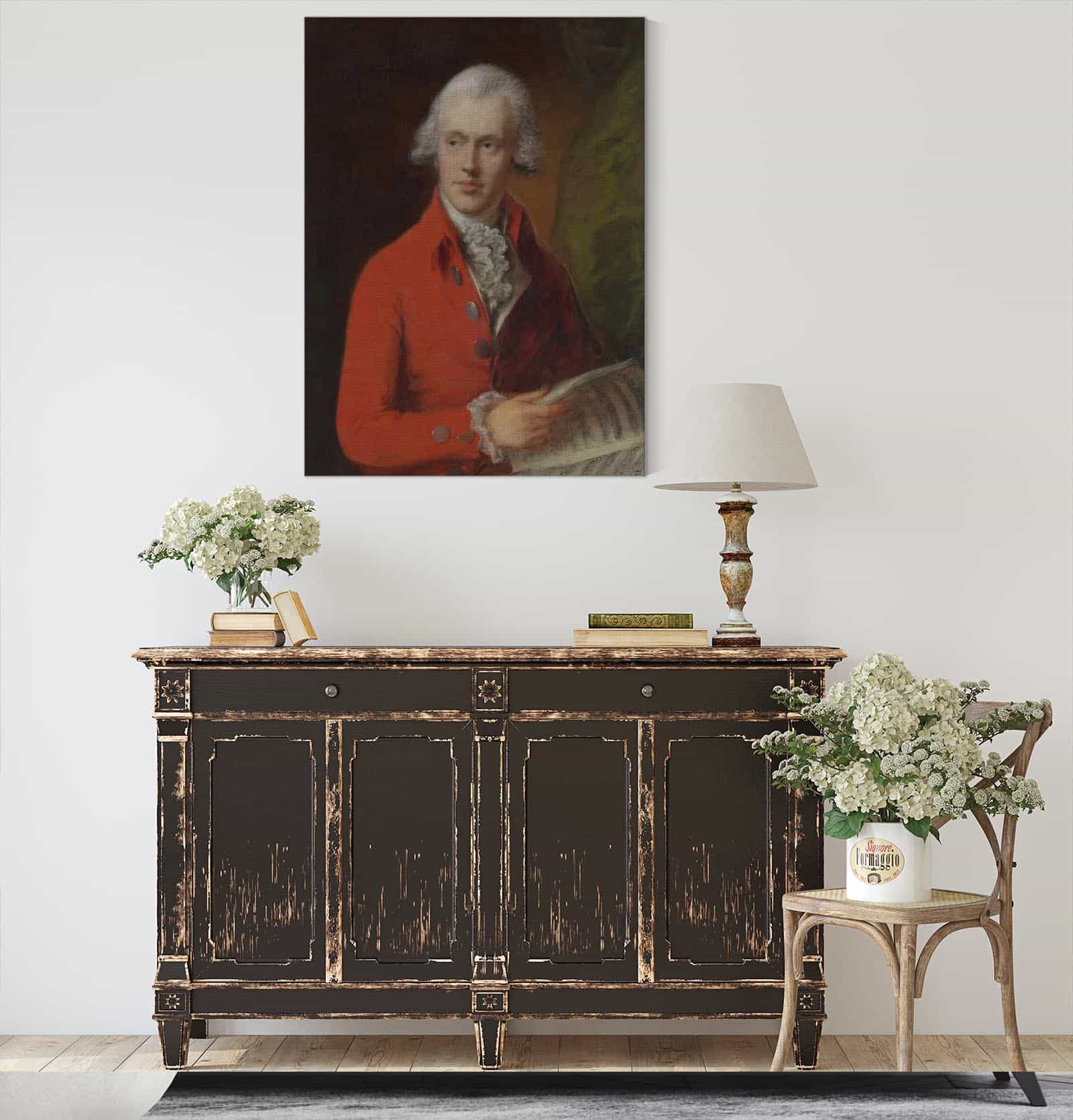 Charles Rousseau Burney   by Thomas Gainsborough