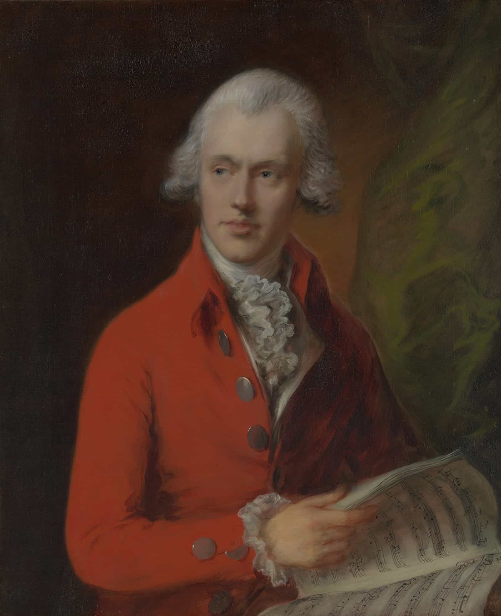 Charles Rousseau Burney   by Thomas Gainsborough
