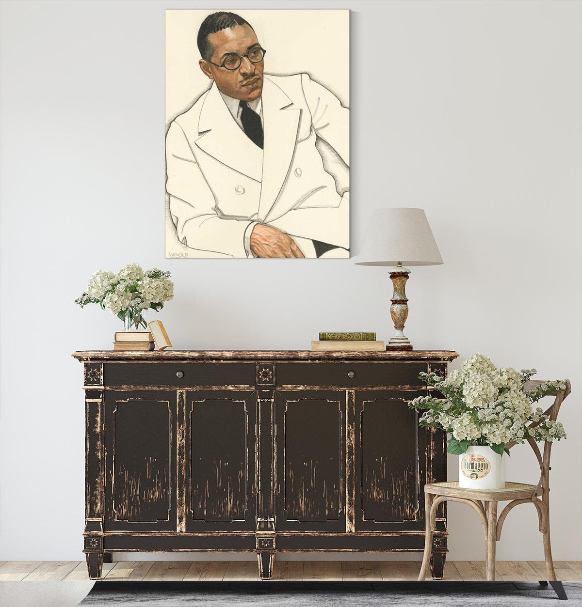 Charles Spurgeon Johnson by Winold Reiss