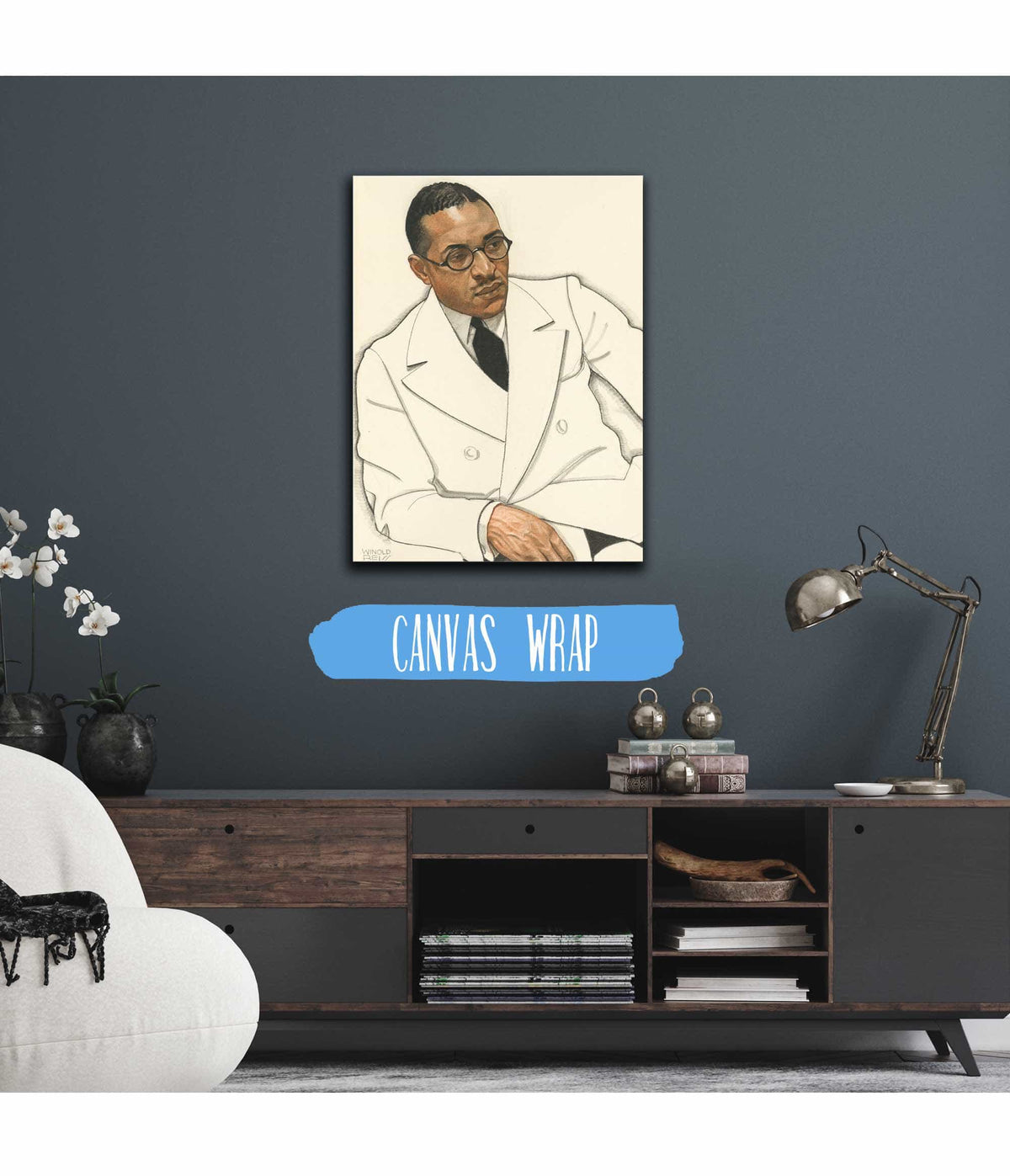 Charles Spurgeon Johnson by Winold Reiss