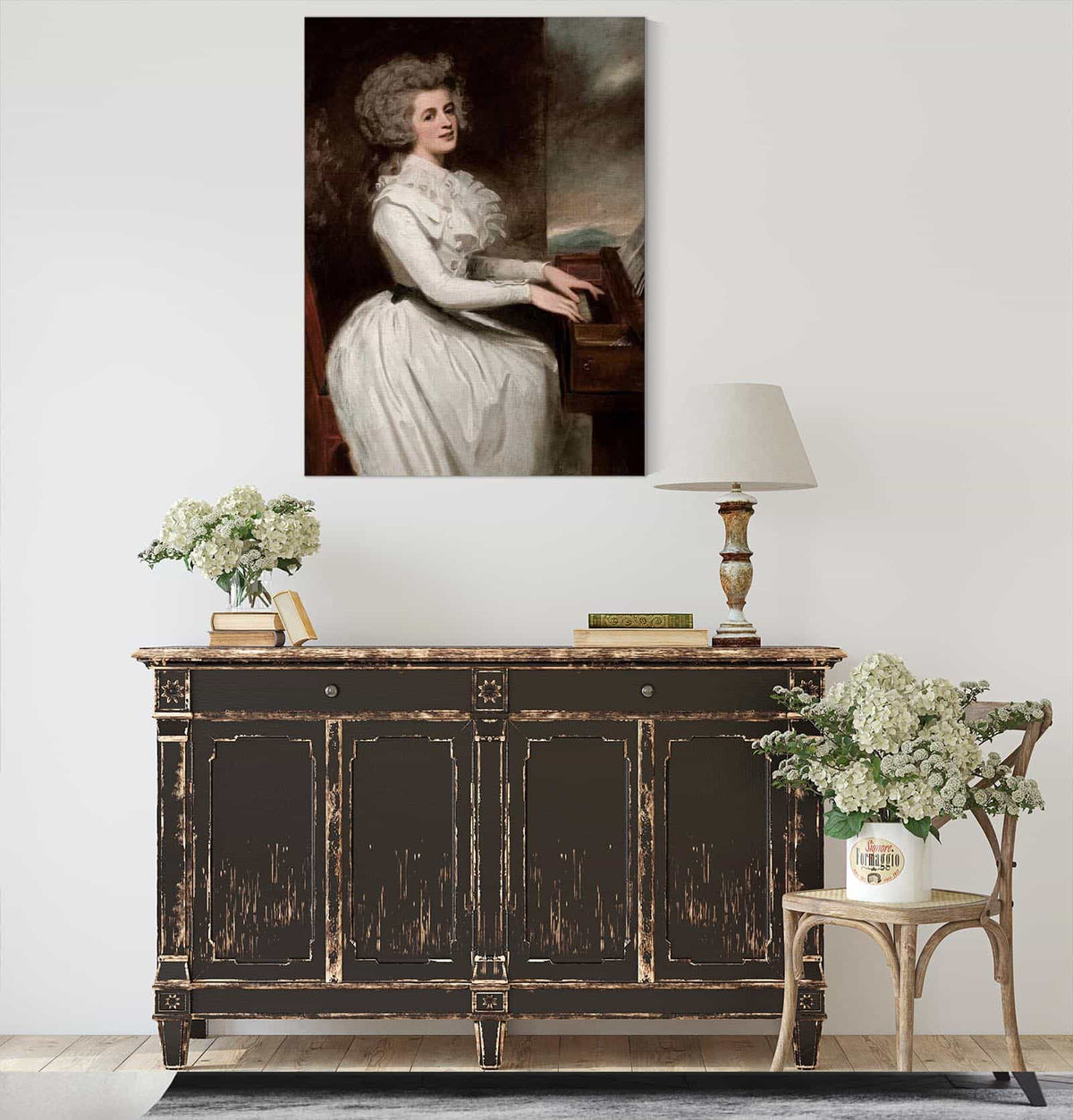 Charlotte Mrs Thomas Raikes by George Romney