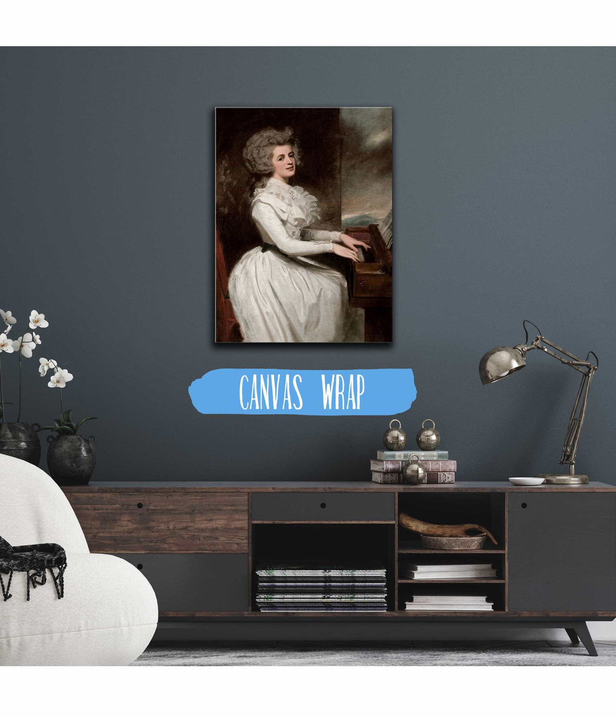 Charlotte Mrs Thomas Raikes by George Romney