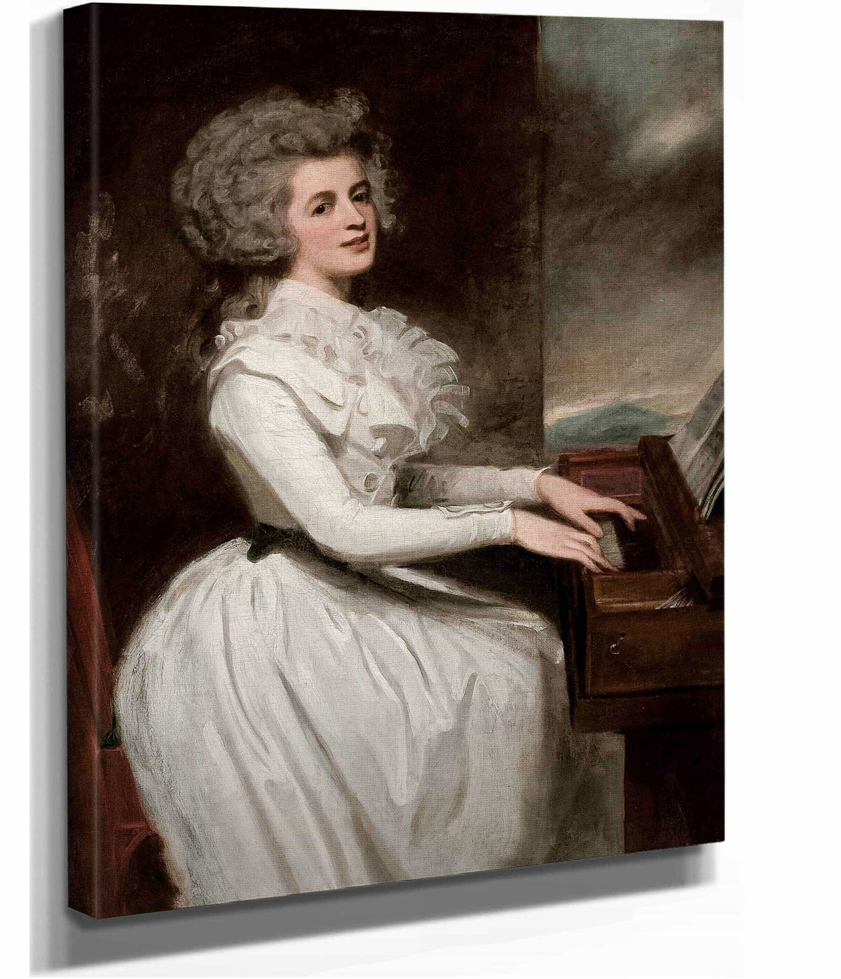 Charlotte Mrs Thomas Raikes by George Romney