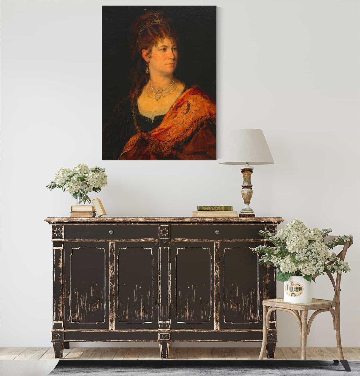 Charlotte Wolter Schauspielerin by Hans Canon